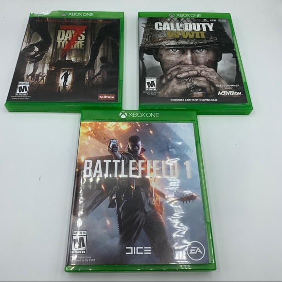 Bundle Of Xbox One Mature Titles 2 FPS Games And One Survival Game